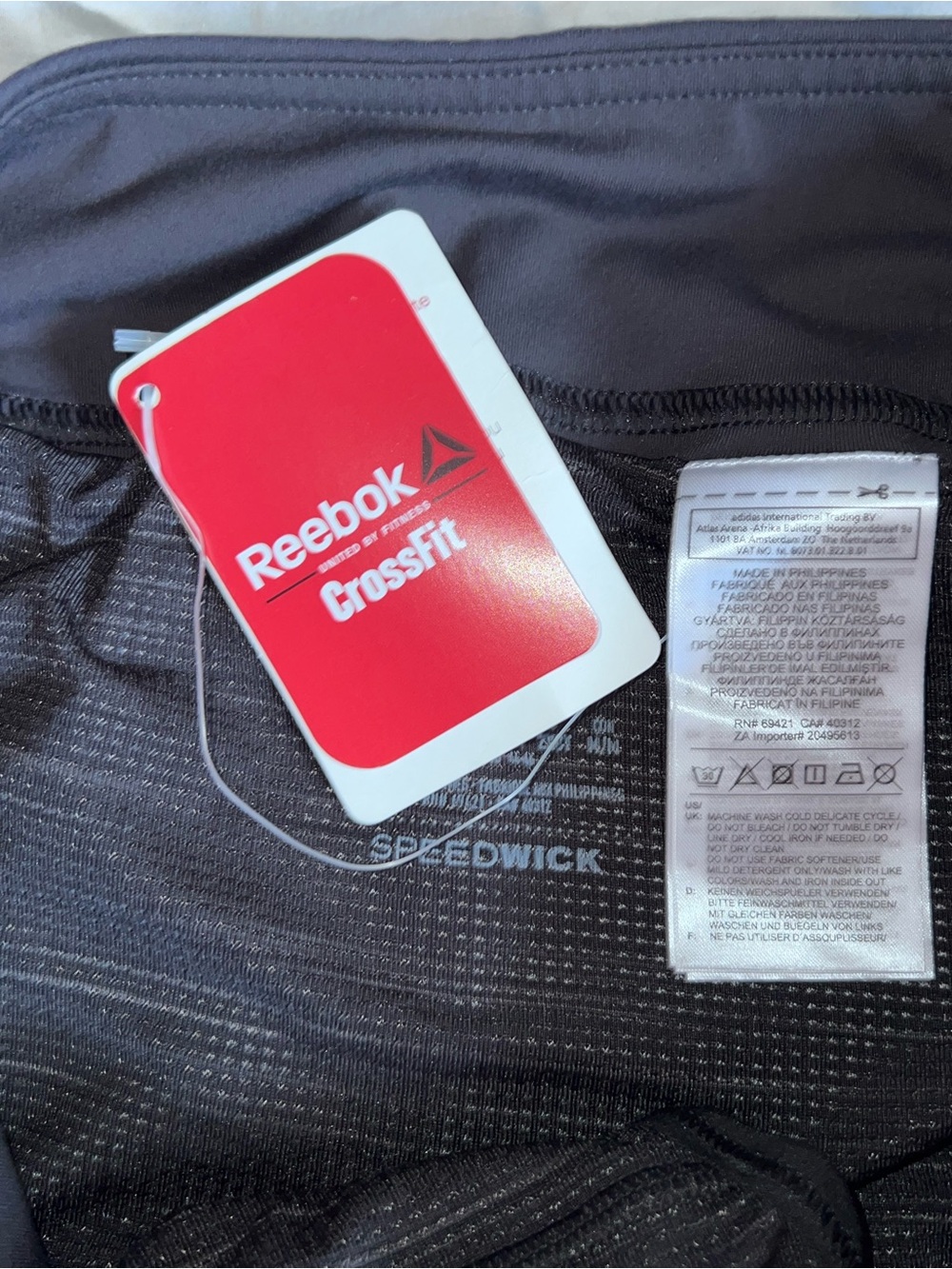 Reebok women’s CrossFit shorts with built in brief NWT - Picture 6 of 6